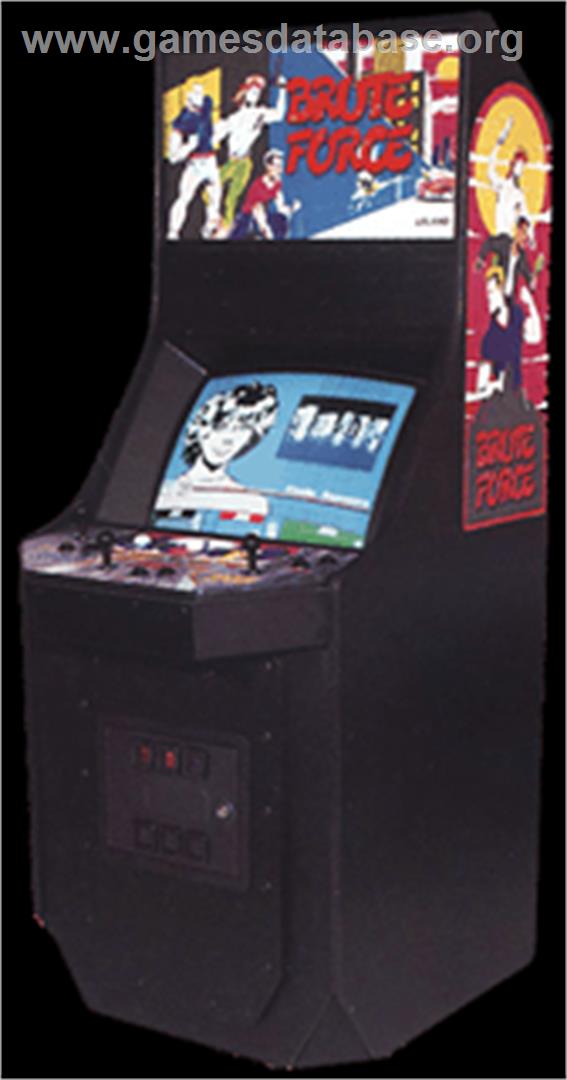 Brute Force - Arcade - Artwork - Cabinet