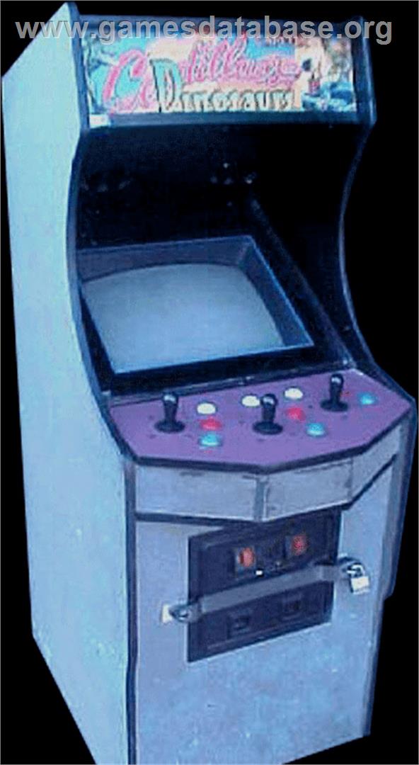 Cadillacs and Dinosaurs - Arcade - Artwork - Cabinet