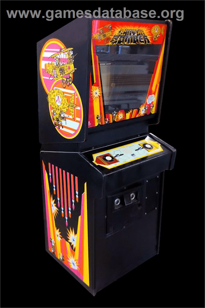 Canyon Bomber - Arcade - Artwork - Cabinet