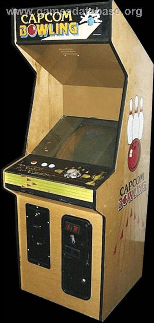 Capcom Bowling - Arcade - Artwork - Cabinet