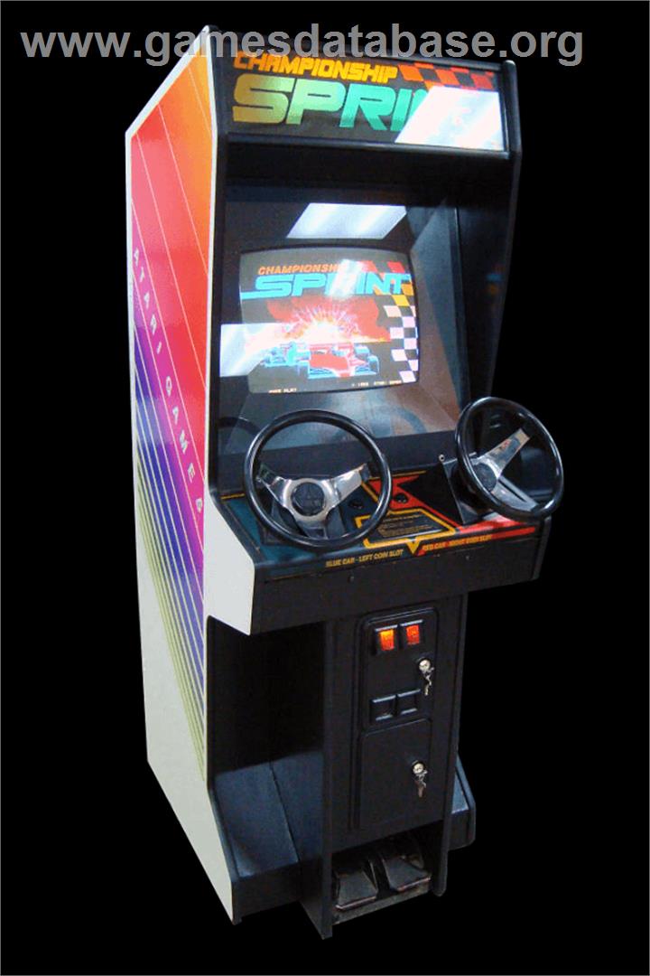 Championship Sprint - Arcade - Artwork - Cabinet