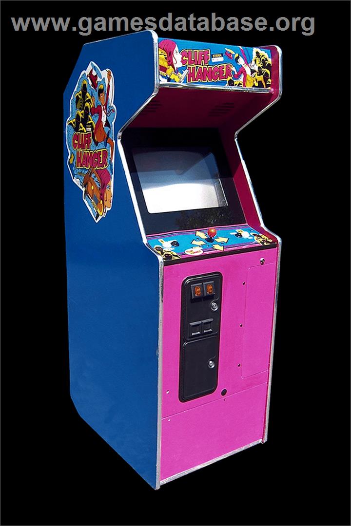 Cliff Hanger - Arcade - Artwork - Cabinet