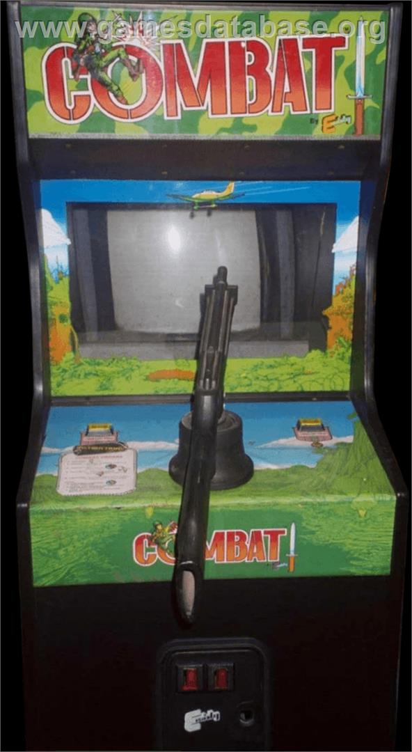 Combat - Arcade - Artwork - Cabinet