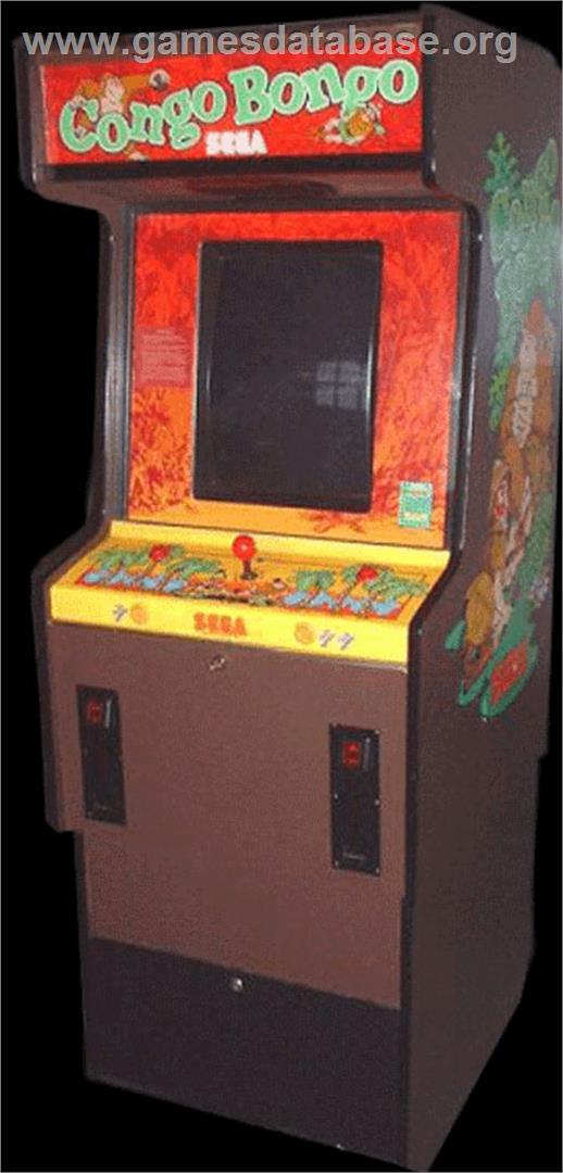 Congo Bongo - Arcade - Artwork - Cabinet