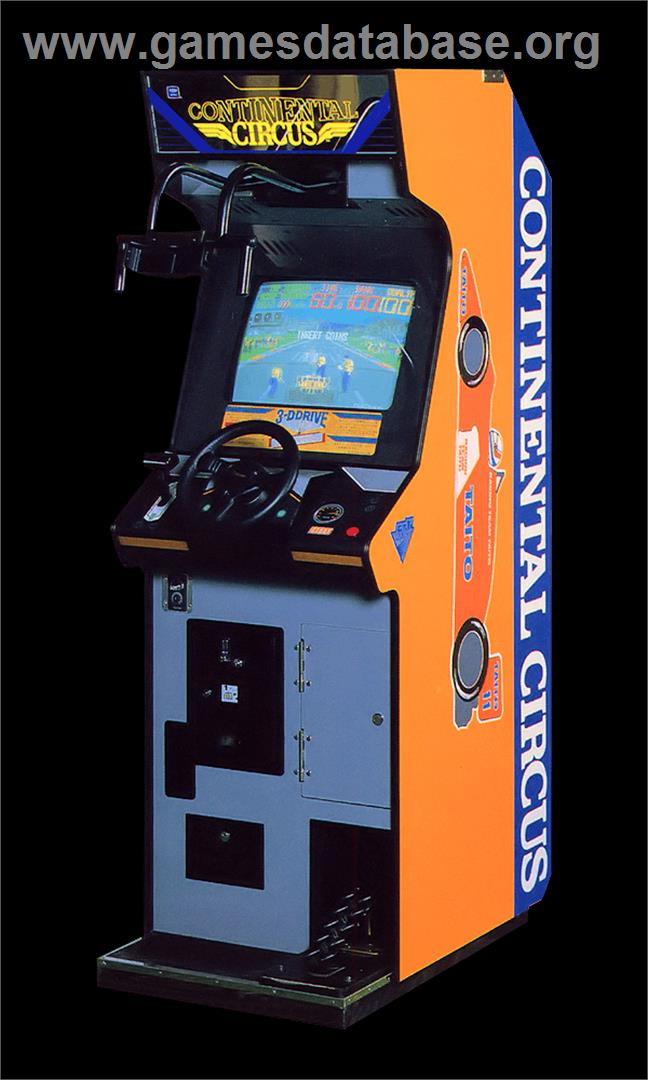 Continental Circus - Arcade - Artwork - Cabinet