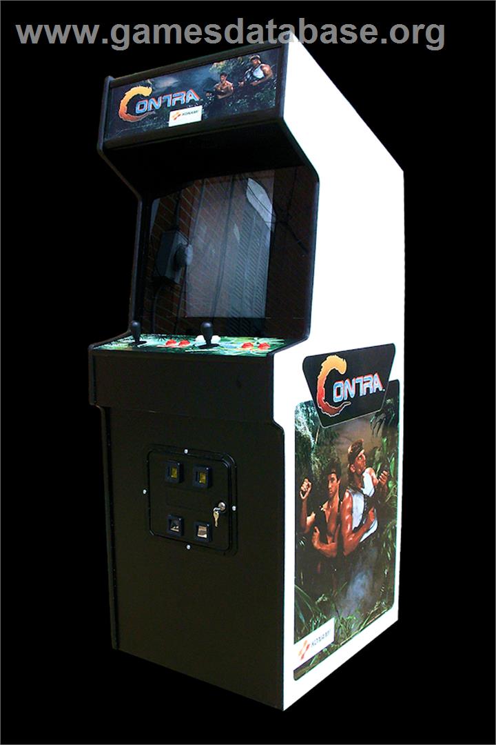 Contra - Arcade - Artwork - Cabinet