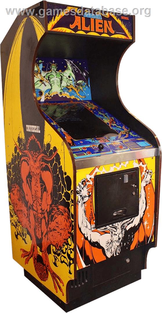 Cosmic Alien - Arcade - Artwork - Cabinet