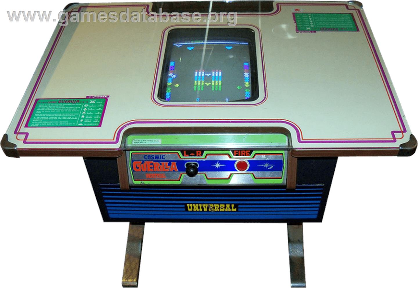 Cosmic Guerilla - Arcade - Artwork - Cabinet