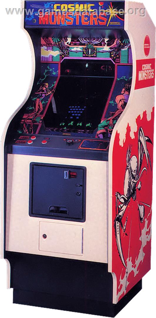 Cosmic Monsters - Arcade - Artwork - Cabinet