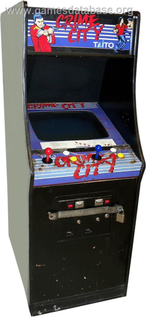 Crime City - Arcade - Artwork - Cabinet