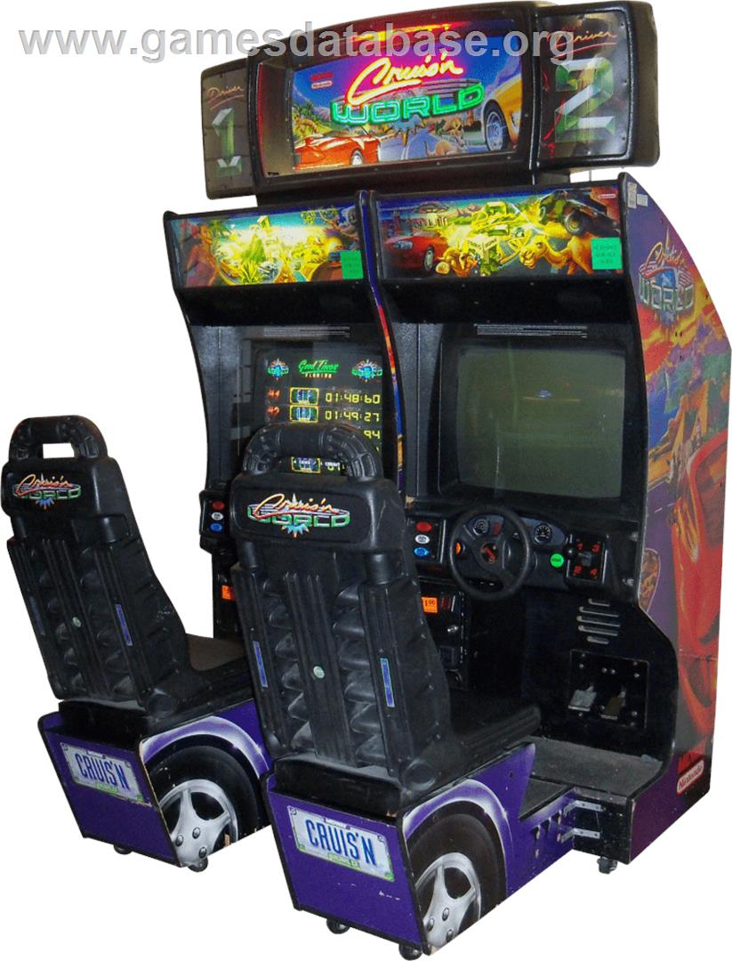 Cruis'n World - Arcade - Artwork - Cabinet