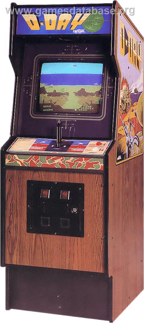 D-Day - Arcade - Artwork - Cabinet