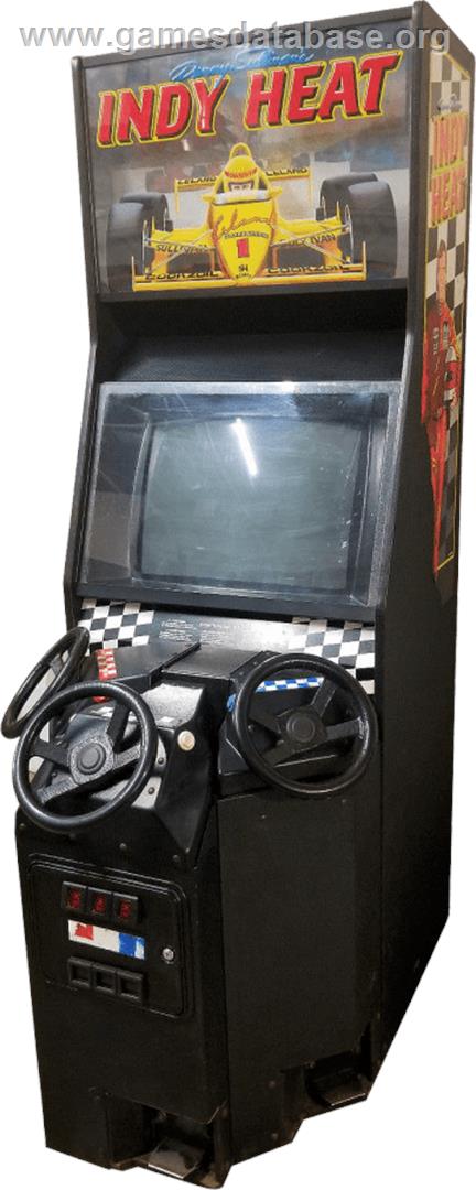 Danny Sullivan's Indy Heat - Arcade - Artwork - Cabinet