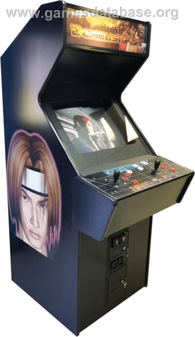 Demolish Fist - Arcade - Artwork - Cabinet