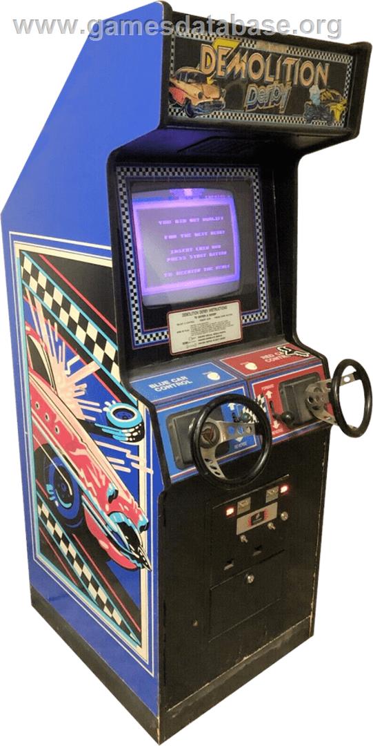 Demolition Derby - Arcade - Artwork - Cabinet