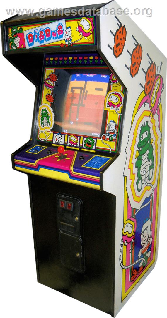 Dig Dug - Arcade - Artwork - Cabinet