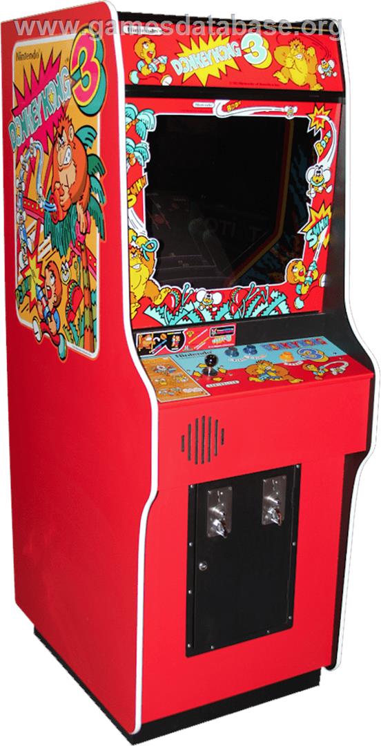 Donkey Kong 3 - Arcade - Artwork - Cabinet