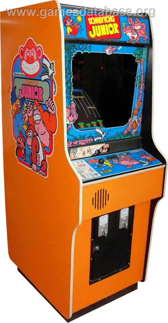 Donkey Kong Jr Arcade Artwork Cabinet