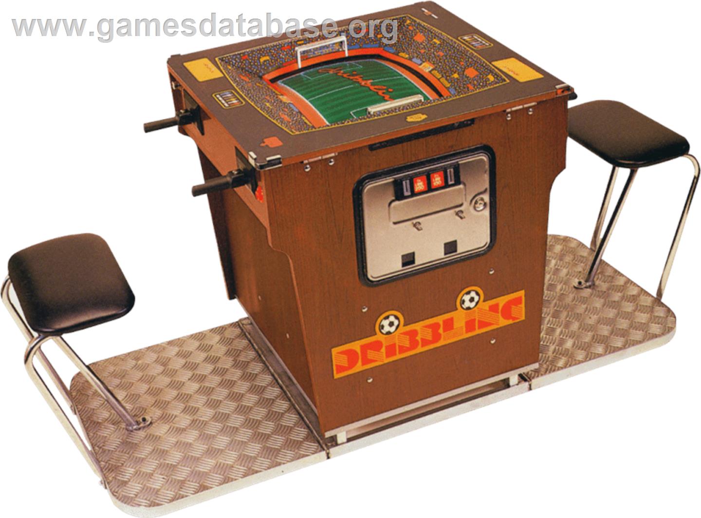 Dribbling - Arcade - Artwork - Cabinet