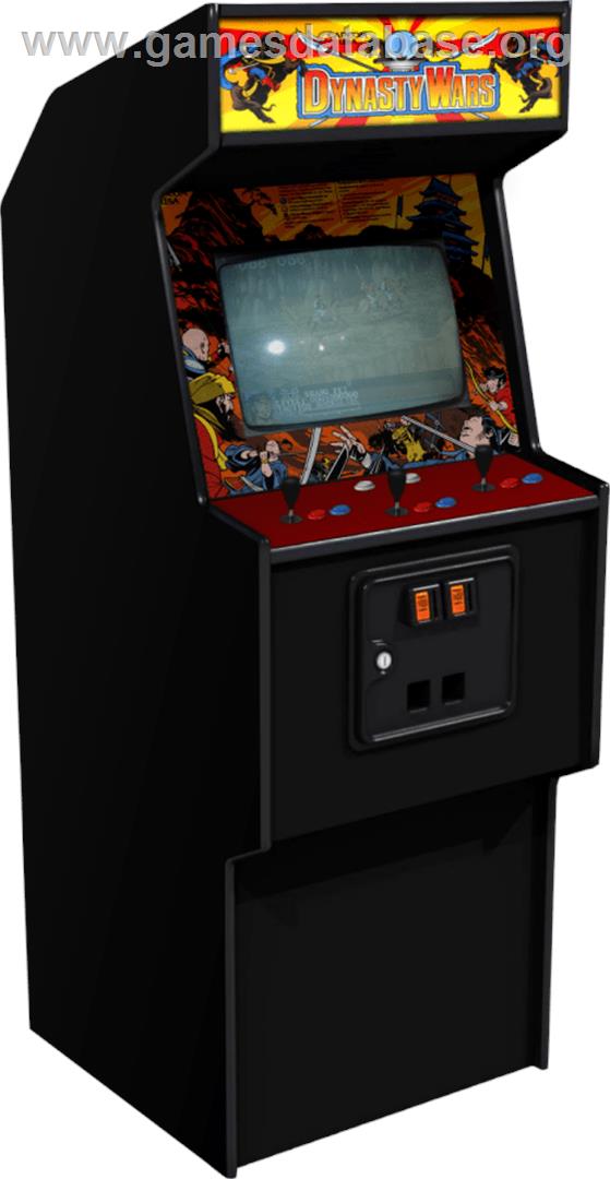 Dynasty Wars - Arcade - Artwork - Cabinet