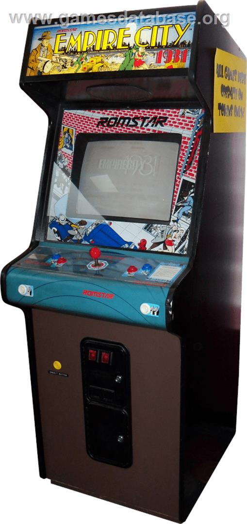 Empire City: 1931 - Arcade - Artwork - Cabinet