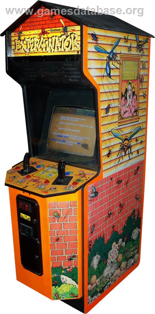 Exterminator - Arcade - Artwork - Cabinet