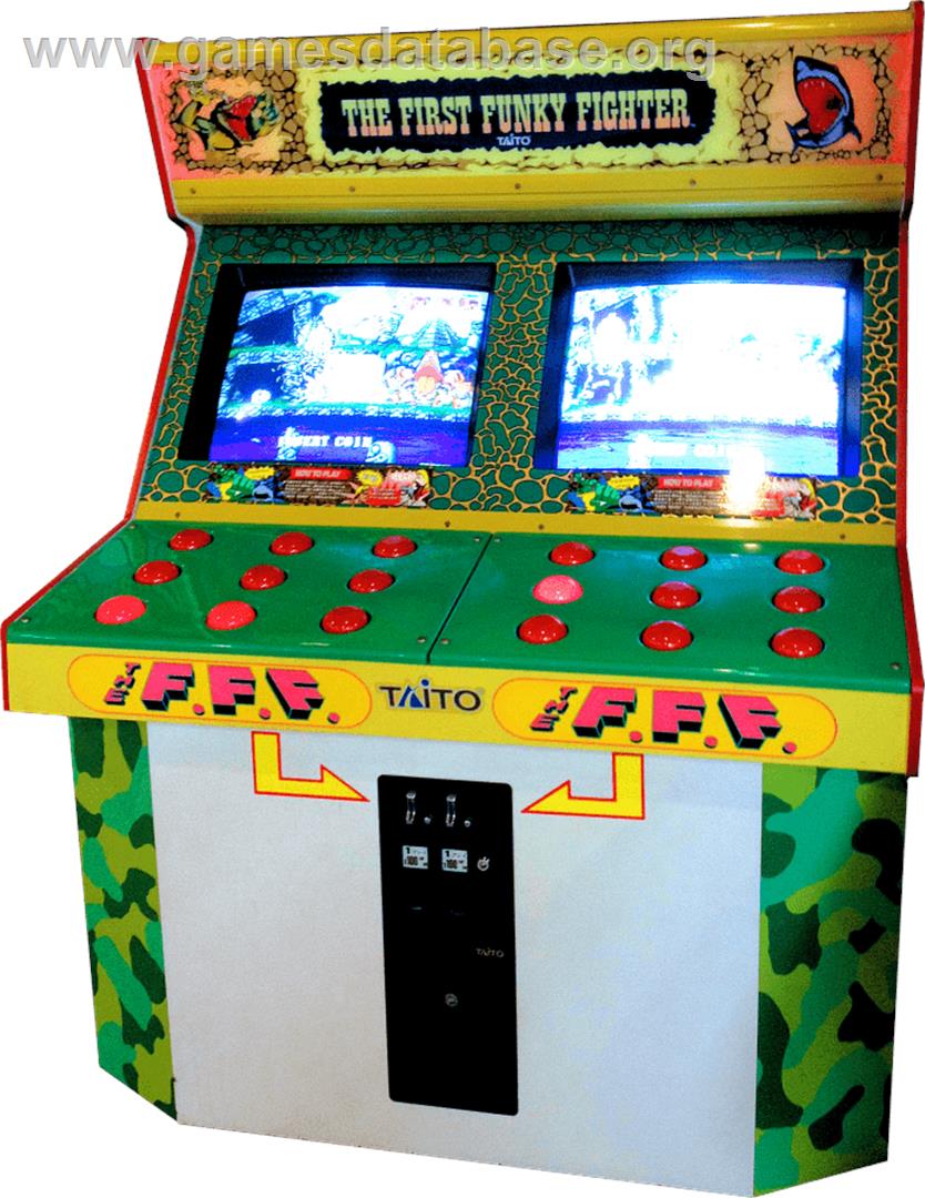 First Funky Fighter, The - Arcade - Artwork - Cabinet