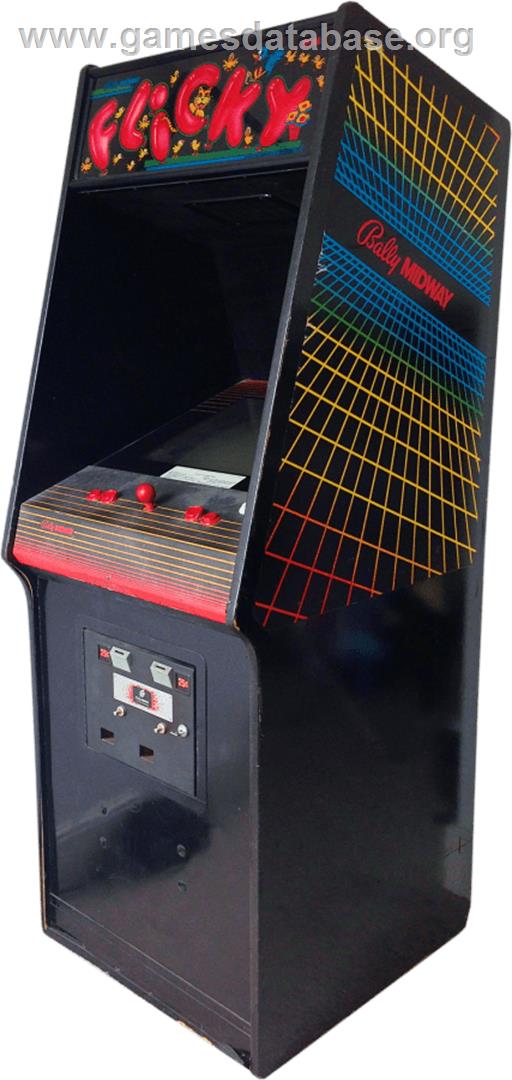 Flicky - Arcade - Artwork - Cabinet