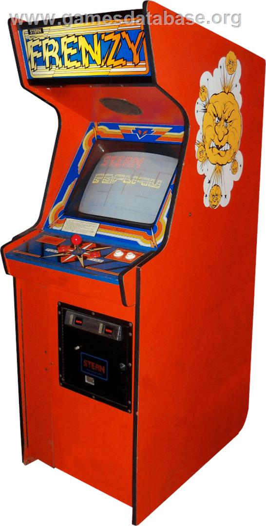 Frenzy - Arcade - Artwork - Cabinet