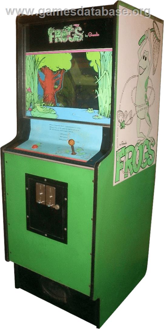 Frogs - Arcade - Artwork - Cabinet