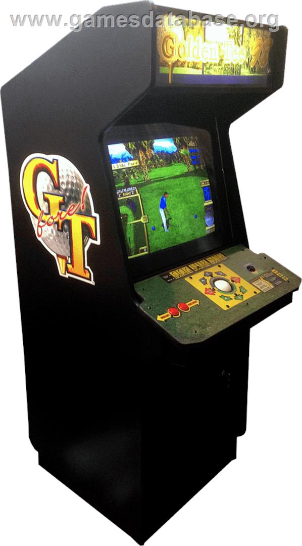 Golden Tee '98 - Arcade - Artwork - Cabinet