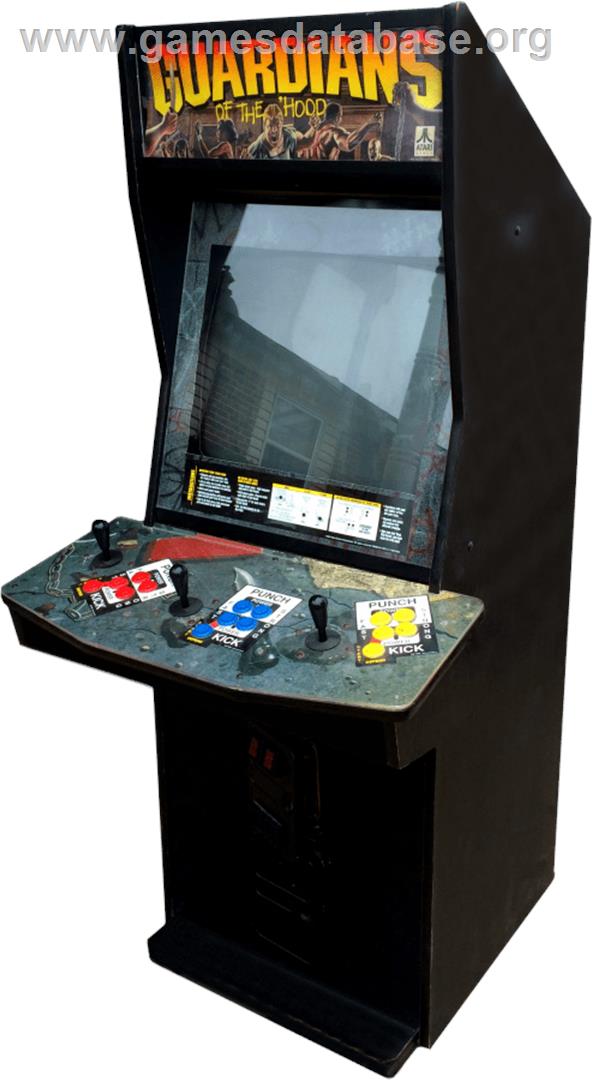 Guardians of the 'Hood - Arcade - Artwork - Cabinet