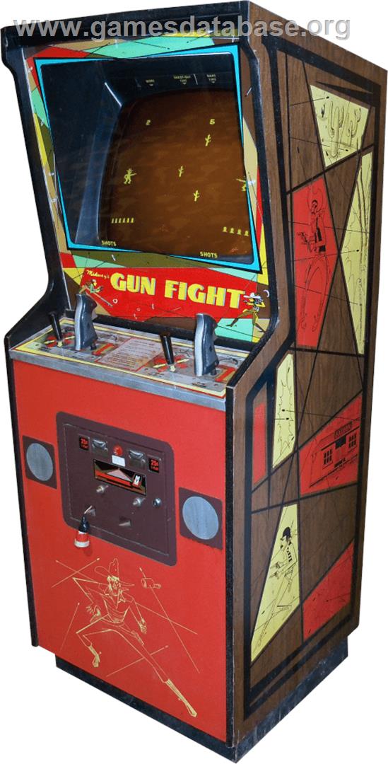 Gun Fight - Arcade - Artwork - Cabinet