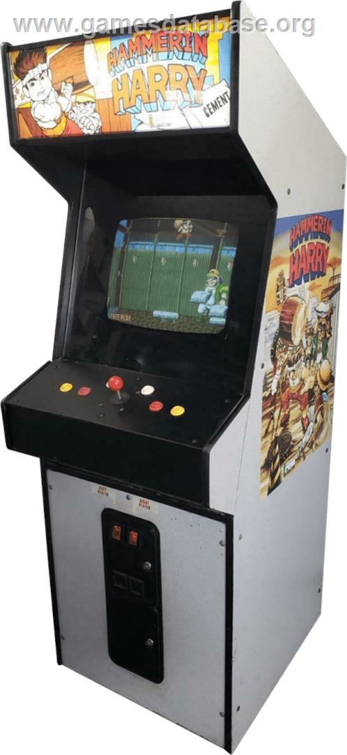 Hammerin' Harry - Arcade - Artwork - Cabinet