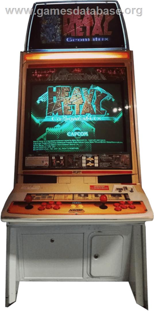 Heavy Metal Geomatrix - Arcade - Artwork - Cabinet