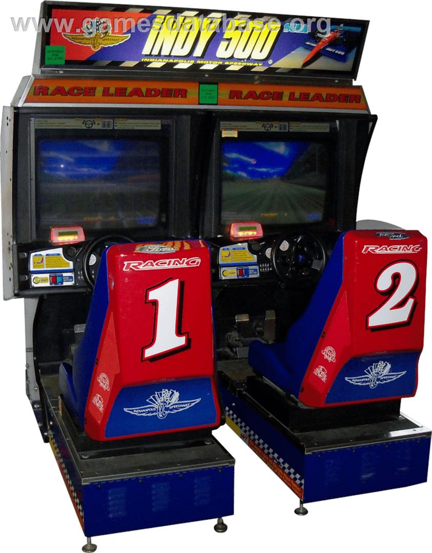 INDY 500 Twin - Arcade - Artwork - Cabinet