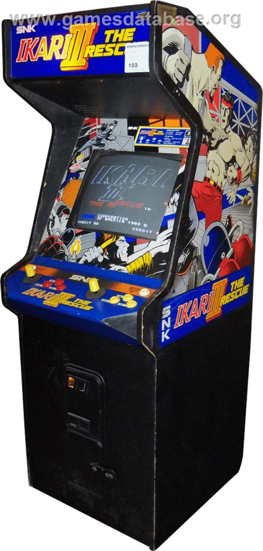 Ikari Three - Arcade - Artwork - Cabinet