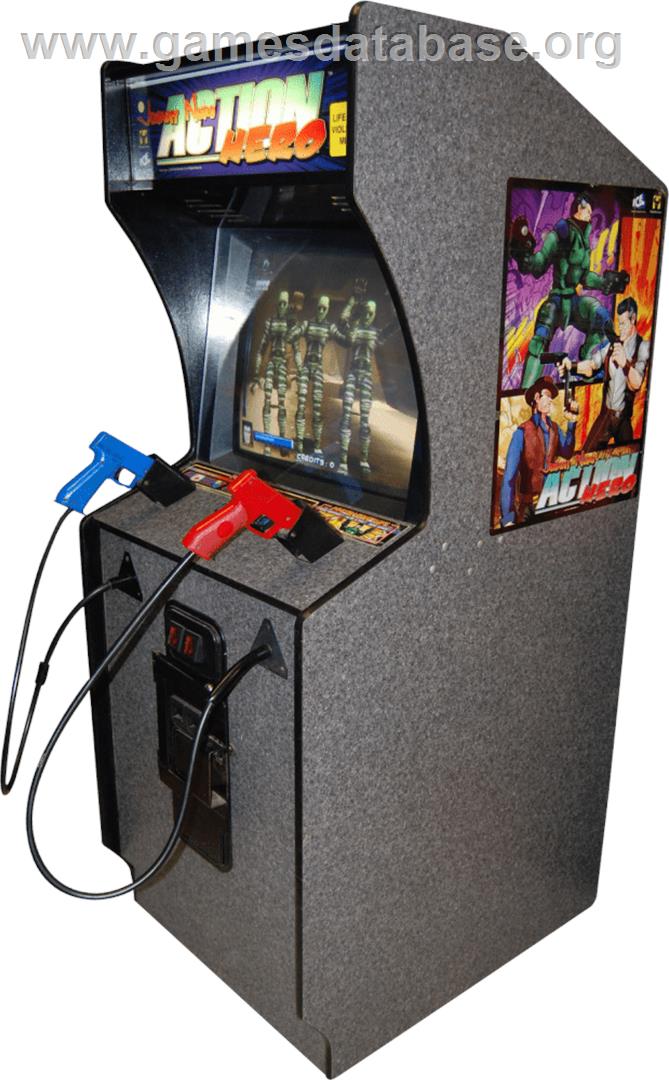 Johnny Nero Action Hero - Arcade - Artwork - Cabinet