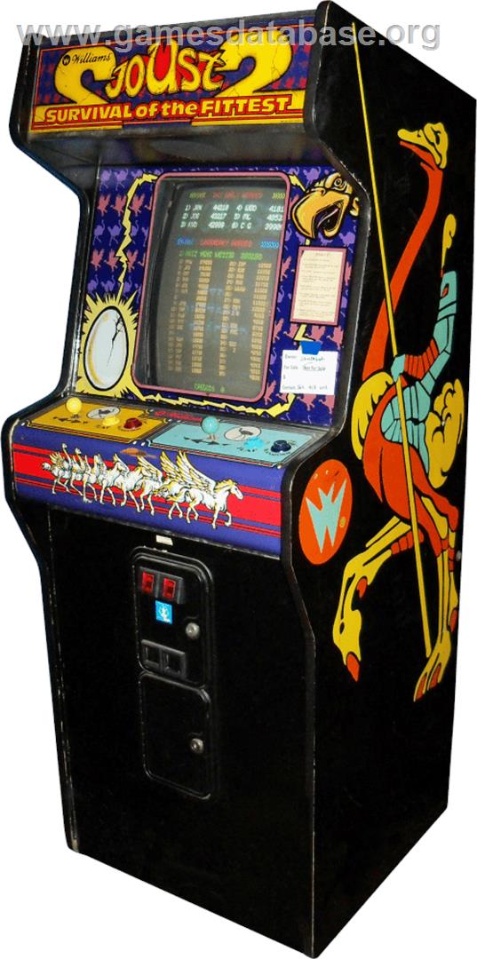 Joust 2 - Survival of the Fittest - Arcade - Artwork - Cabinet