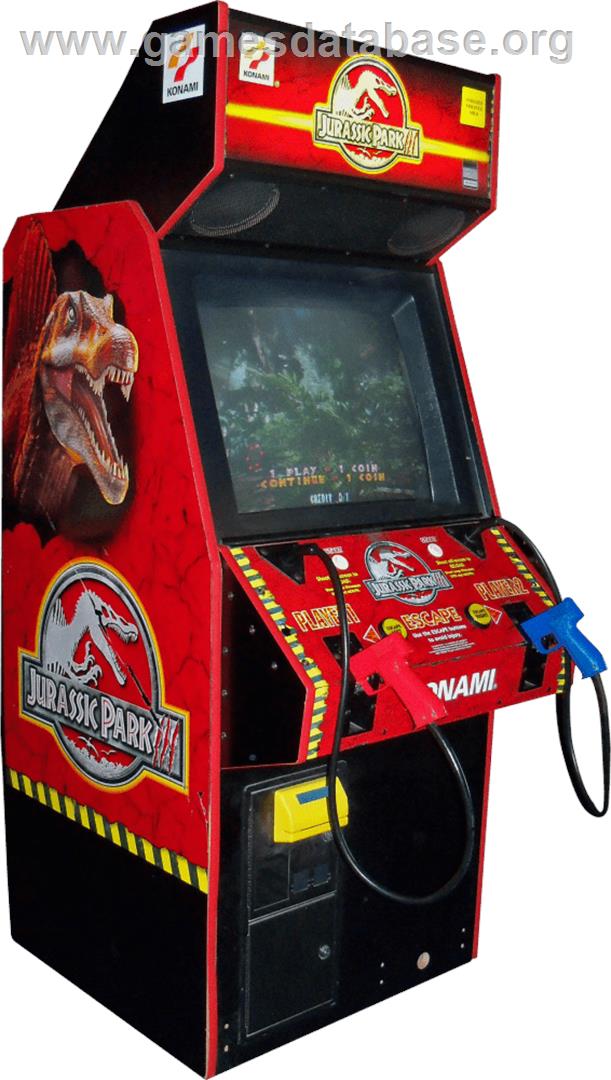 Jurassic Park 3 - Arcade - Artwork - Cabinet