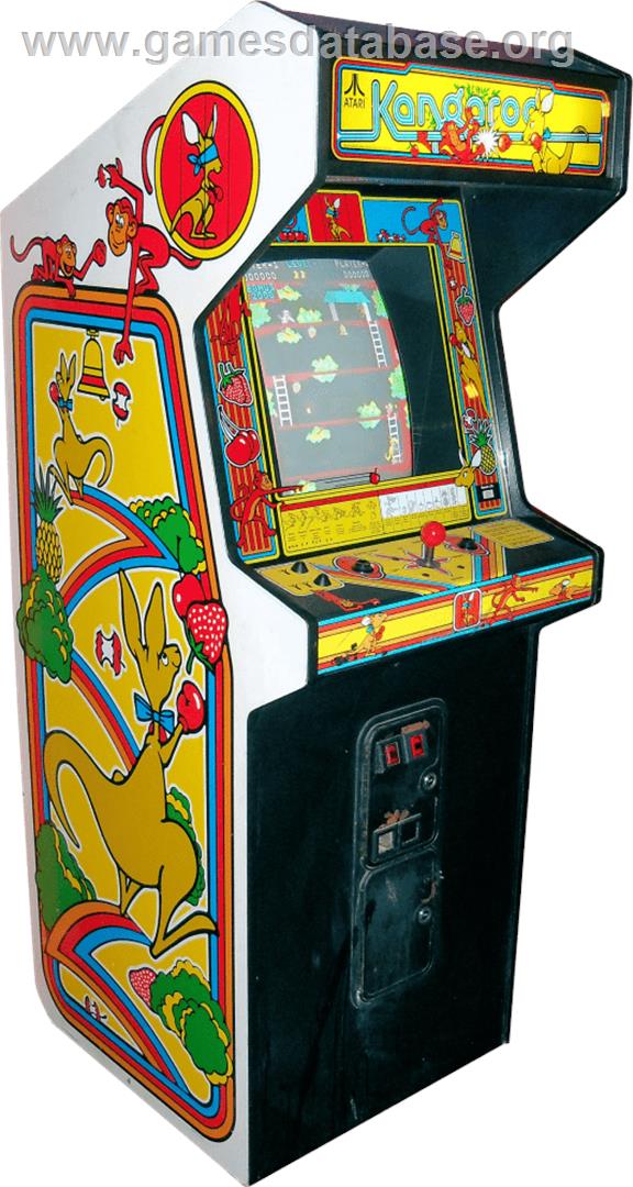 Kangaroo - Arcade - Artwork - Cabinet