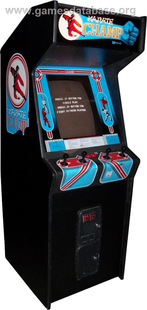 Karate Champ: Player Vs Player - Arcade - Artwork - Cabinet