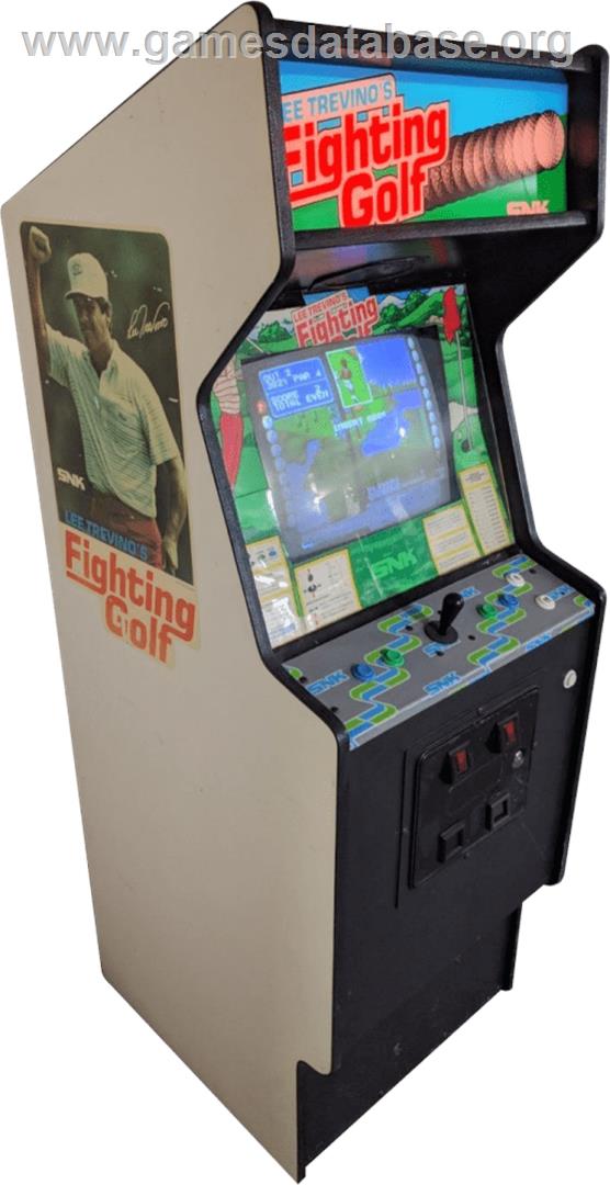 Lee Trevino's Fighting Golf - Arcade - Artwork - Cabinet