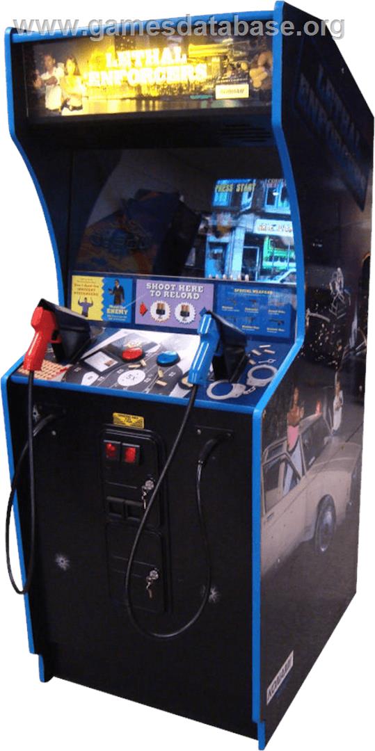 Lethal Enforcers - Arcade - Artwork - Cabinet