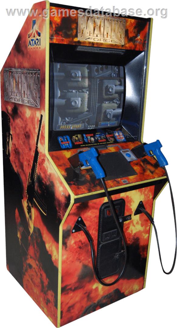 Maximum Force - Arcade - Artwork - Cabinet