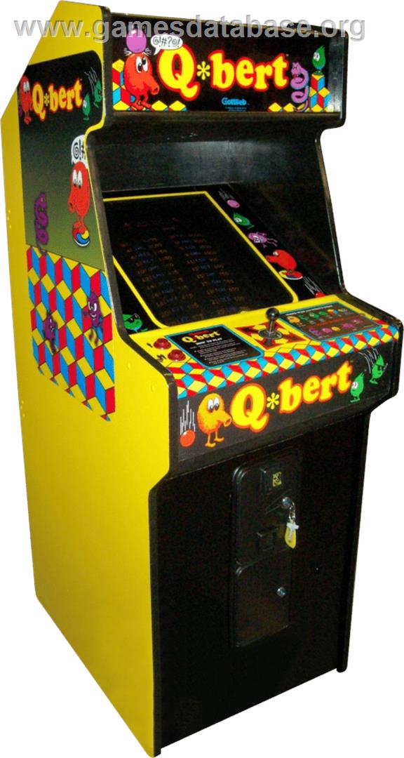 Mello Yello Q*bert - Arcade - Artwork - Cabinet