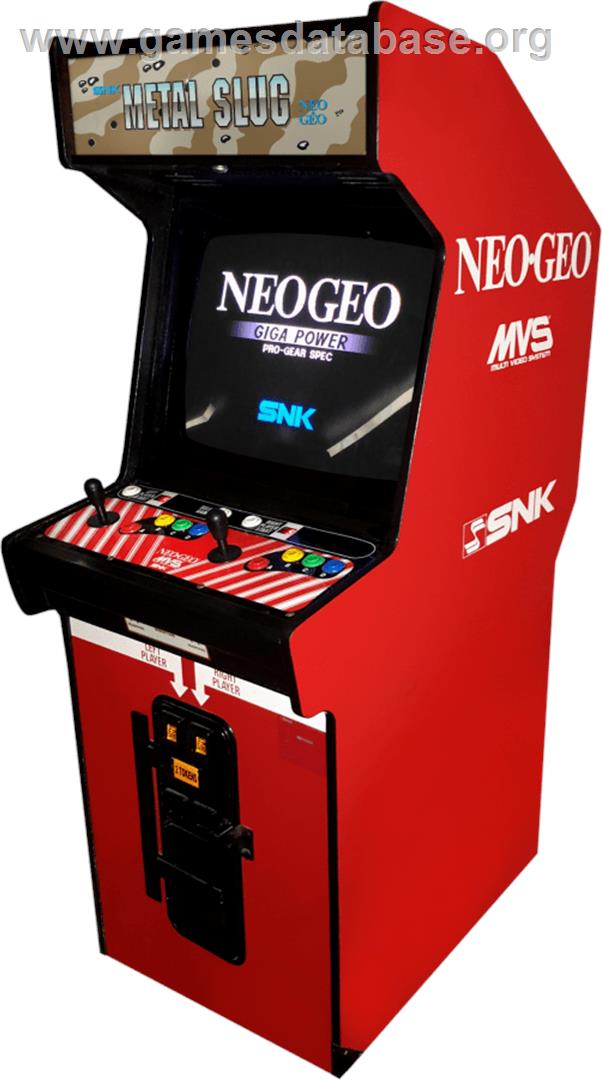 Metal Slug - Super Vehicle-001 - Arcade - Artwork - Cabinet