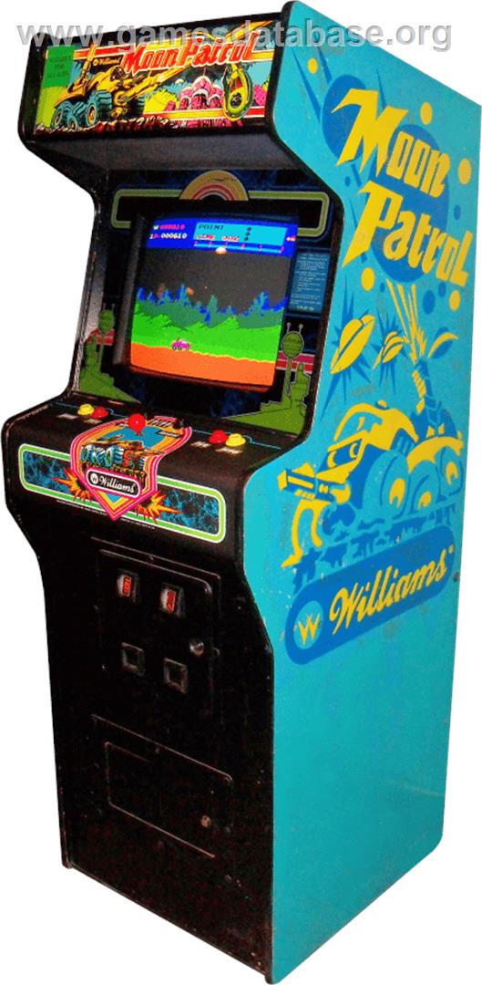 Moon Patrol - Arcade - Artwork - Cabinet