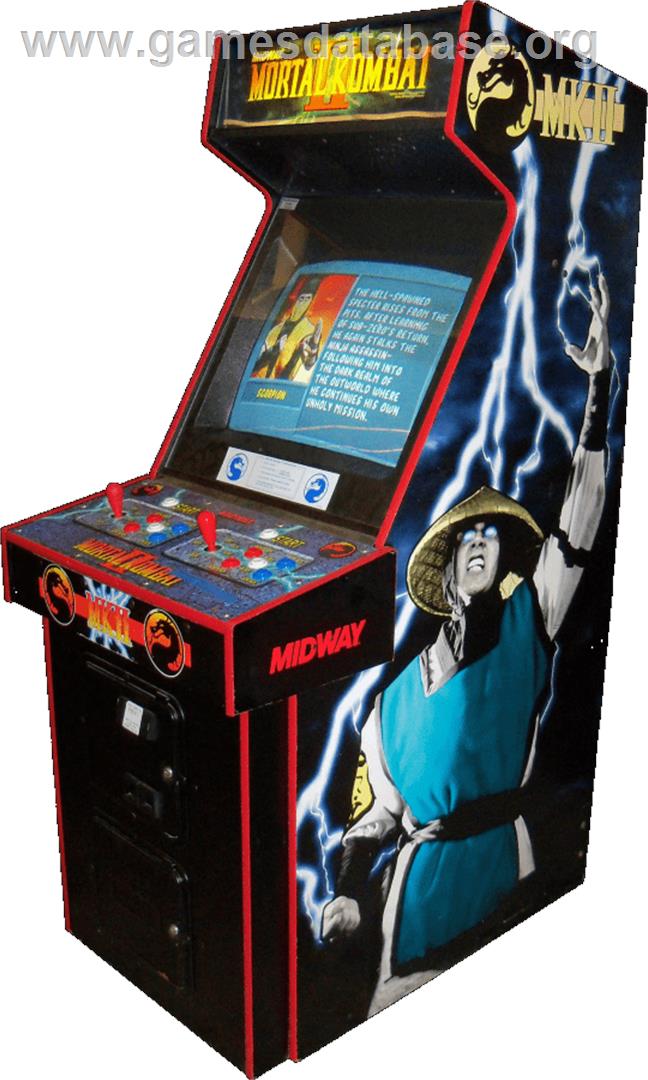 Mortal Kombat Ii Arcade Artwork Cabinet