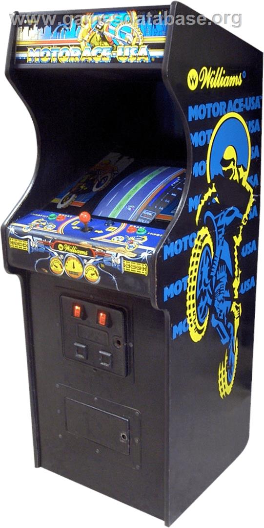 MotoRace USA - Arcade - Artwork - Cabinet